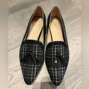 Franco Sarto plaid loafers